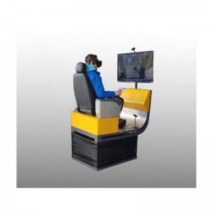 Excavator Training Simulator with VR and 3DOF or 6 DOF