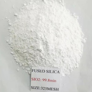 Fused Silica Powder First Grade, aslso Called Silicon Dioxide, with High Purity and Whiteness Sio2 99.9% as Refractory Raw Materials (325 Mesh, 200 Mesh,120Mesh)