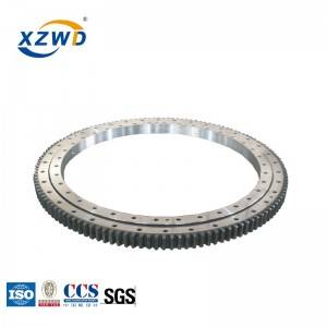 Engrenagem externa do anel de rolamento giratório de esfera de fileira única XZWD para máquinas de perfuração de túnel