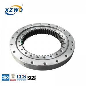 XZWD မြန်နှုန်းမြင့် single row ball လေးခု point contact ball slewing bearing