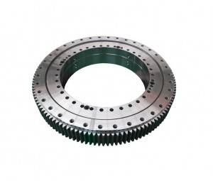 Tilu jajar roller turntable slewing bearing éksternal gear 131.32.800
