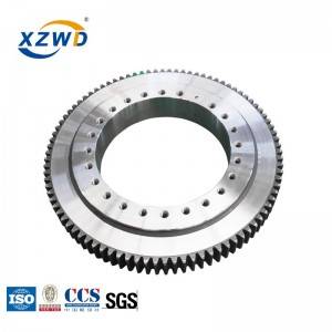 XZWD single row ball four point contact ball slewing bearing grease