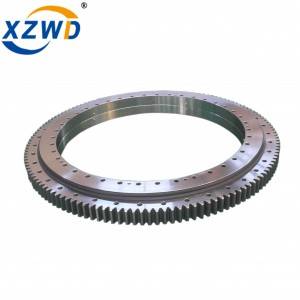 XZWD Baris Ganda Bola Slewing Ring Bearing External Toothed Swing Bearing Geared Turntable Bearing