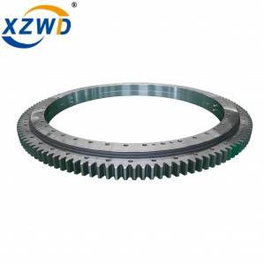 XZWD Rodamento de aro de giro de bolas de dúas filas Rodamento de giro dentado externo Rodamento de mesa giratoria con engrenaxe