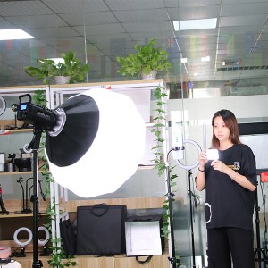 Drita video LED me dimmable Profesional Photo Studio Drita e panelit të transmetimit të drejtpërdrejtë Drita mbushëse portative fotografike Led