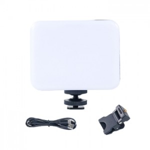 Visokokakovostna prenosna mini LED selfie video dopolnjujoča luč Dvobarvna dopolnjujoča luč za videokonference visoke svetlosti