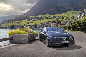 Mercedes Benz EQS elektroauto Luksusa Augstas kvalitātes sporta auto