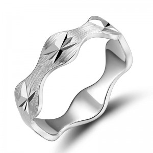 Proizvajalec nakita OEM modni prstan iz srebra 925, moški, ženske, vintage obljuba