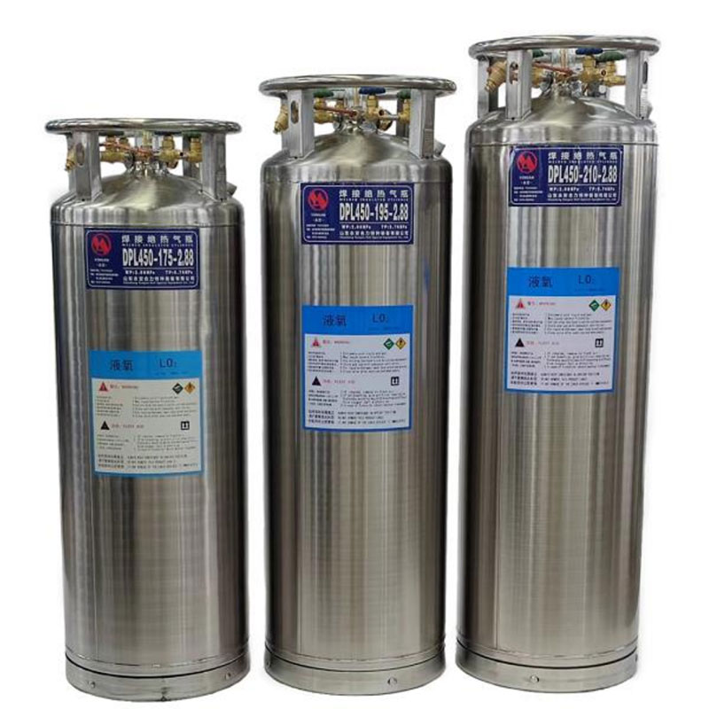 dewar cylinder mai loko o kā mākou hale hana mai175L a 210L, Cryogenic Stainless Steel Dewar Cryogenic Liquid Oxygen Nitrogen Argon
