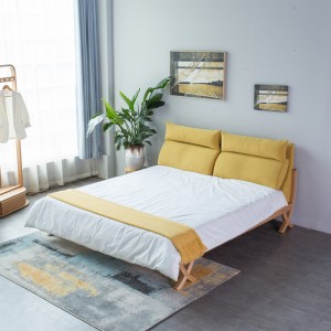 Nordic Modern Adult 1.5m 1.8m Двойно легло с мека възглавница 0282