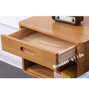 Einfacher Schlafzimmer-Nachttisch-Seitenschrank mit einer Schublade # 0122