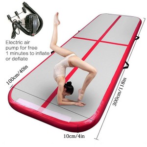 Whakaritea Taekwondo Somersault Air Cushion Inflatable Gymnastics Training Mat 0382
