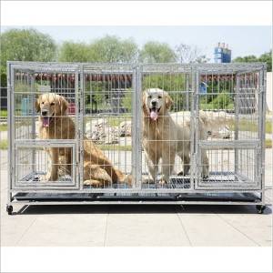 Gàbia per a gossos de tub quadrat gran Gàbia per a mascotes Golden Retriever Teddy Samoieu 80 Gàbia per a gossos Gàbia per a gossos de tub quadrat Gàbia per a gossos de tub quadrat