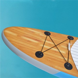 SUP-Paddelbrett farblich passendes aufblasbares Surfbrett mit Flossen 0372