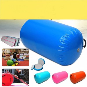 Inflatable dhizaini yoga yekutamba gym mat inflatable air track 0384