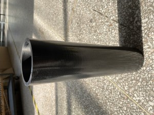 7.5mm Thickness Carbon fiber tube for Oil transportation