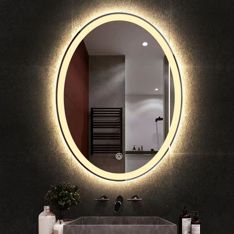 Espelho de banheiro, espelho, espelho redondo, espelho retangular