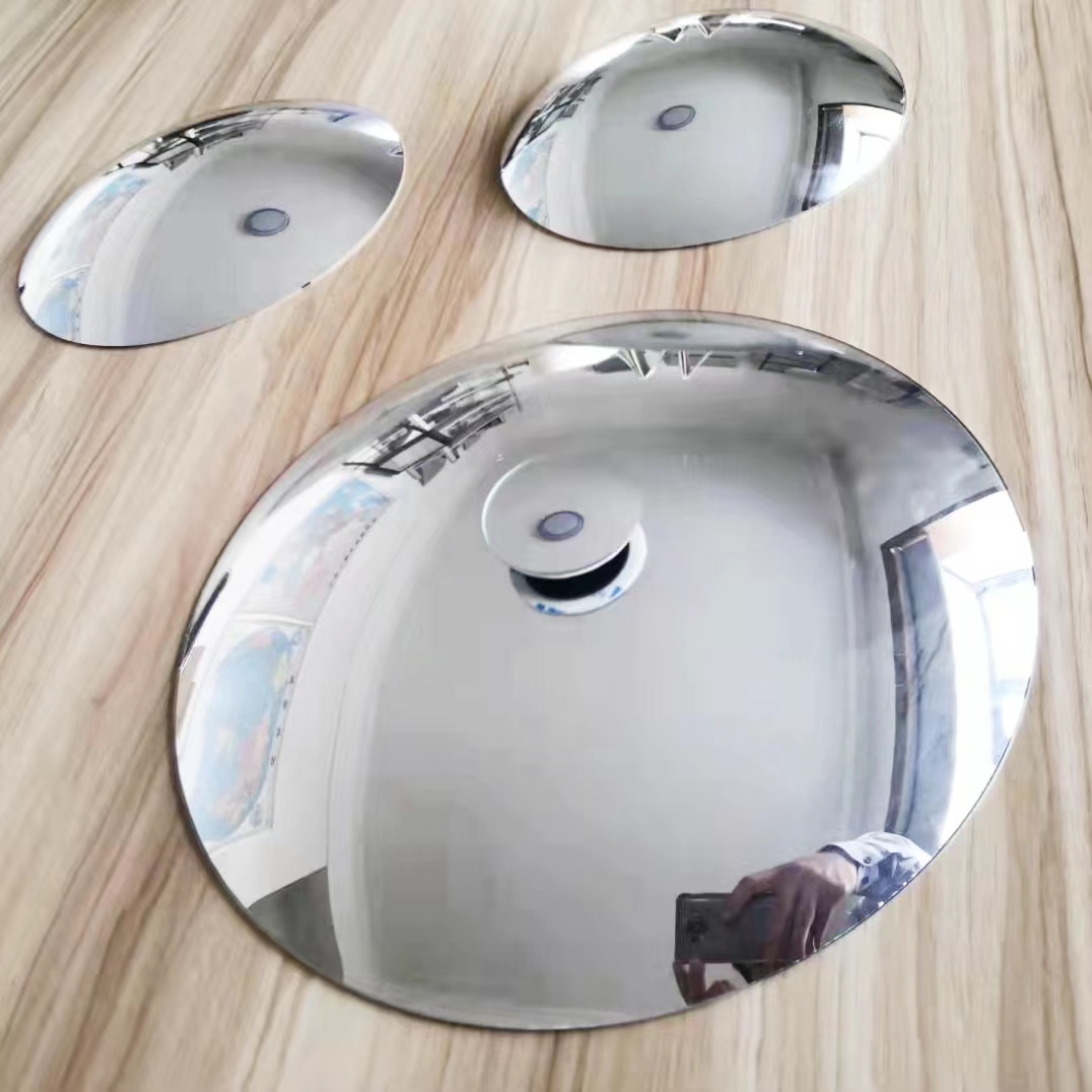 កញ្ចក់កោង / Concave / Convex Mirror Custom Clear Bent Glass ពត់កោង