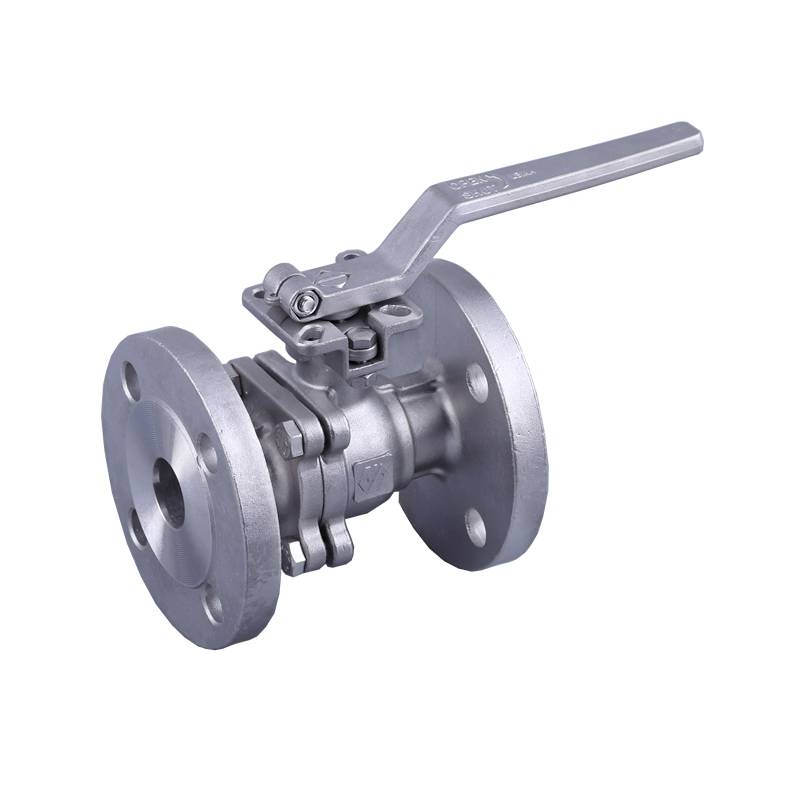 Big Discount 2 Stainless Steel Ball Valve - 2PC flange ball valve with direct mounting pad 150LBS –  Shineway