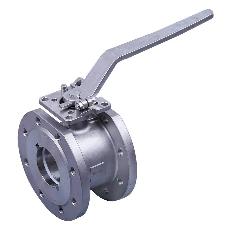 Wafer ball valve with direct mounting pad 150LBS