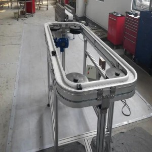 YA-VA Flex Chain Conveyor Sistemu (ụdị Chain 45mm, 65mm, 85mm, 105mm, 150mm, 180mm, 300mm)