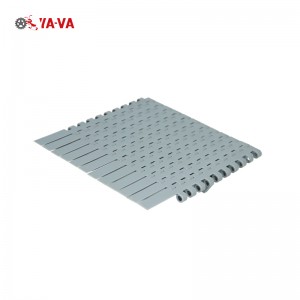 පහසුවෙන් පිරිසිදු කිරීම සඳහා YA-VA Cleated Modular Conveyor Belt