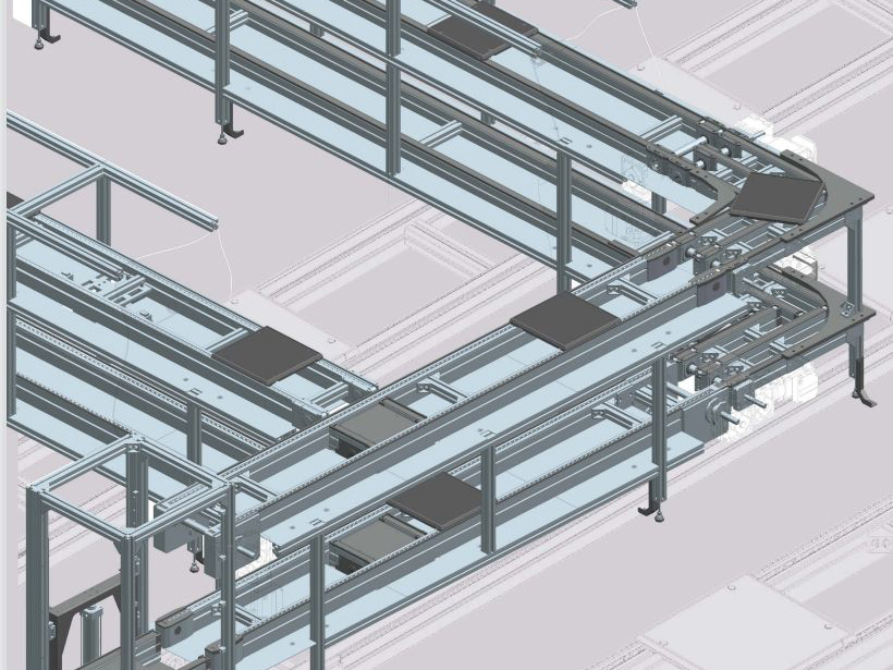ផលិតផលថ្មី - YA-VA Pallet Conveyor System
