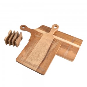 Fabriek direkt Bamboo Wooden Kitchen Cooking Slotted Spatel Scraper Spoon