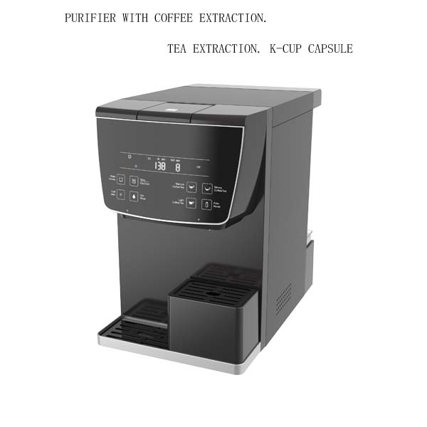 Gratis installation Omvendt osmose vandfilterdispenserrenser med kaffeudtræk