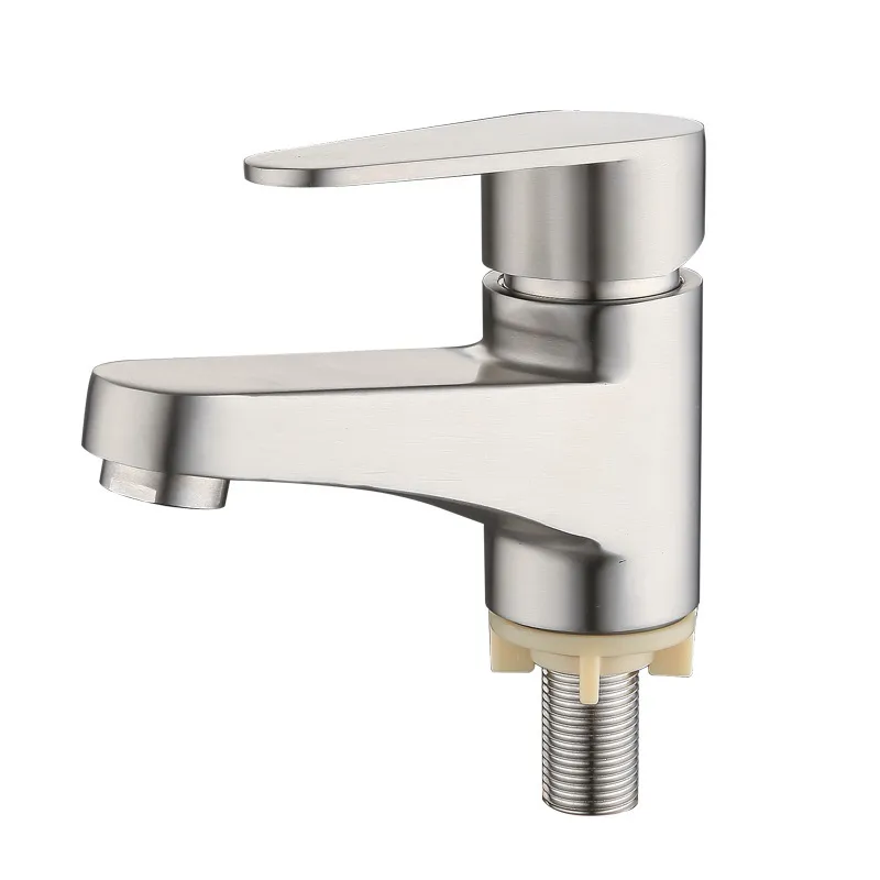 China Manufacturer Sus 304 Faucet Stainless Steel Bathroom Kitchen And Mixers Bathroom Faucets