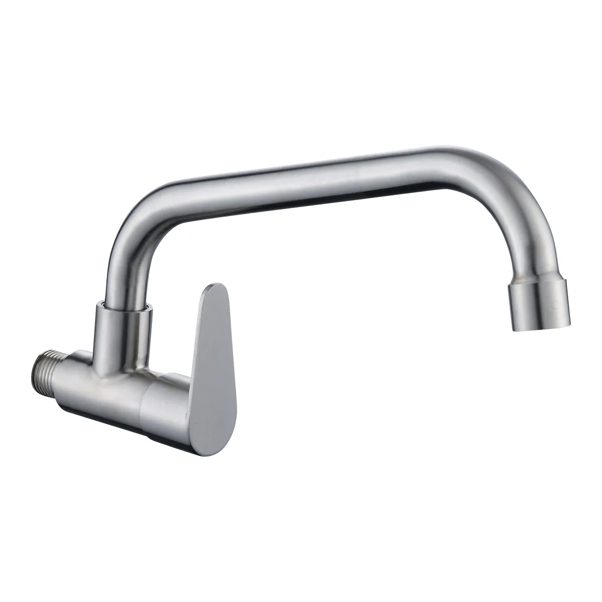 304 stainless steel wall type single cold faucet kitchen water tank lead-free horizontal single cold faucet manufacturers