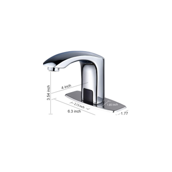 Touchless Sensor Bathroom Faucet Single Cold Taps Smart Automatic Sensor Control Brass Faucets