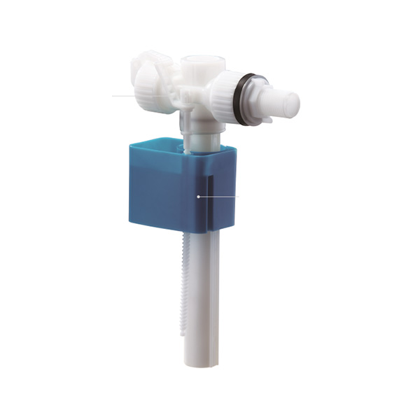 Válvula de recheo lateral con deseño 100% anti-sifón para accesorios de tanque de baño de cerámica