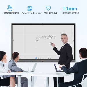 85-inch panel flat interaktif kanggo bisnis