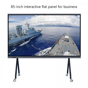 85-inch panel flat interaktif kanggo bisnis