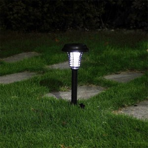 Solar Bug Zapper LED Mosquito Killer Outdoor Solar Powered Zapper Light Lamp ສໍາລັບພາຍໃນແລະພາຍນອກ