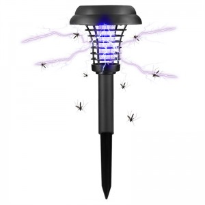 Solar Bug Zapper LED Mosquito Killer Външна соларна лампа Zapper Light за закрито и открито