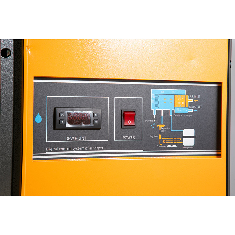 2.4 M3/Min Aluminium Environmental Plate Exchange Refrigerated Air Dryer TR-02 pro Air Compressor