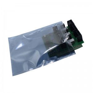 Egyedi nyomtatás visszazárható cipzár antisztatikus árnyékoló csomagolótáska elektronikus alkatrészek antisztatikus táskák