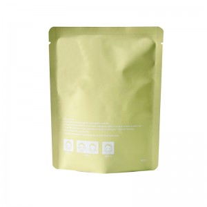 Customized aluminum foil bag face mask sheet packaging bags tulo ka kilid selyed packaging bag manufacturer