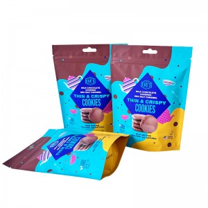 Custom digital printy foil laminated self-standing pouch food stand up pouch packaging mpanamboatra