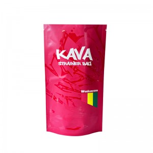 Forro de aluminio personalizado Bolsa de soporte vermella 20 × 30 sen bolsa de filtro con cremalleira Fabricantes de bolsas de embalaxe de venda polo miúdo
