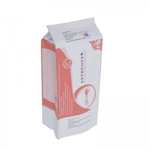 Индивидуальный пластиковый упаковочный пакет с боковой складкой из фольги для женской мягкой прокладки для ухода за гигиеническими салфетками, упаковочная сумка для хранения