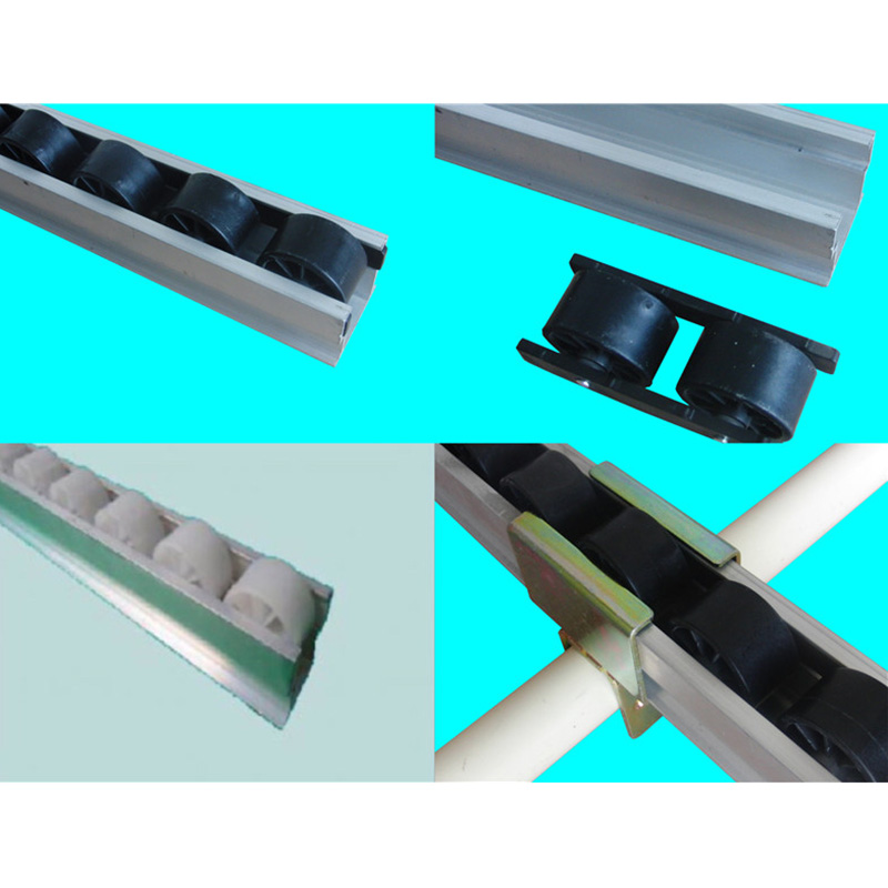 ESD Aluminium roller tracker For FIFO Pipe Racking