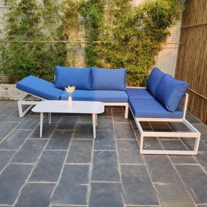 China Large Outdoor Corner Sofa –  Aluminum Outdoor Patio Sectional Sofa Furniture Set  – Yufulong