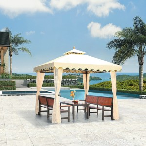 Canopy Gazebo Outdoor Gazebo Steel Frame with Vented Soft Top for Backyard,Patio,Party,Event
