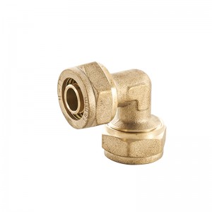 Equal Elbow Brass Compression Fitting For Pex Pipe