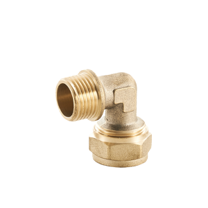 Male Elbow Brass Compression Fitting Para sa Pex Pipe
