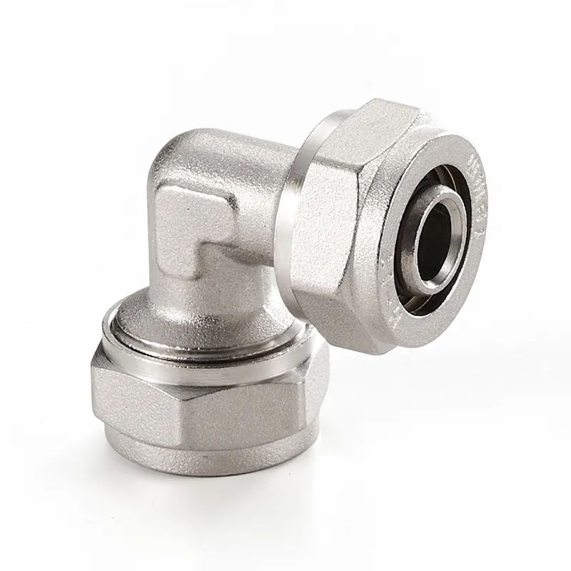 Fornitur taċ-Ċina Falsifikati Pn 16 90 Grad Minkeb Brass Aluminum Multilayer Pipe Fittings Pex Pipe Fittings