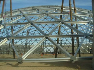 Factory Cheap Aluminum Geodesic Dome Roof - Aluminum Dome Roof for GFS tank ISO approved – YHR